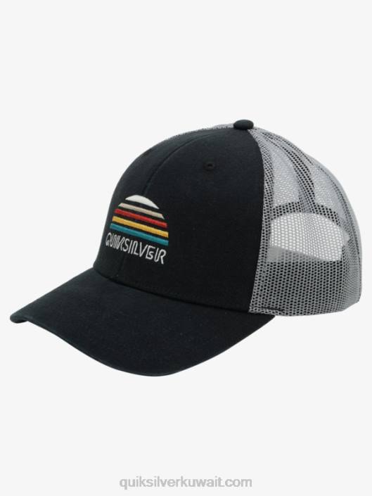 قبعة سائق الشاحنة سترينجر Quiksilver رجال 68001194 أسود