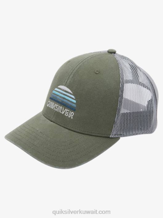 قبعة سائق الشاحنة سترينجر Quiksilver رجال 68001195 اربع اوراق برسيم