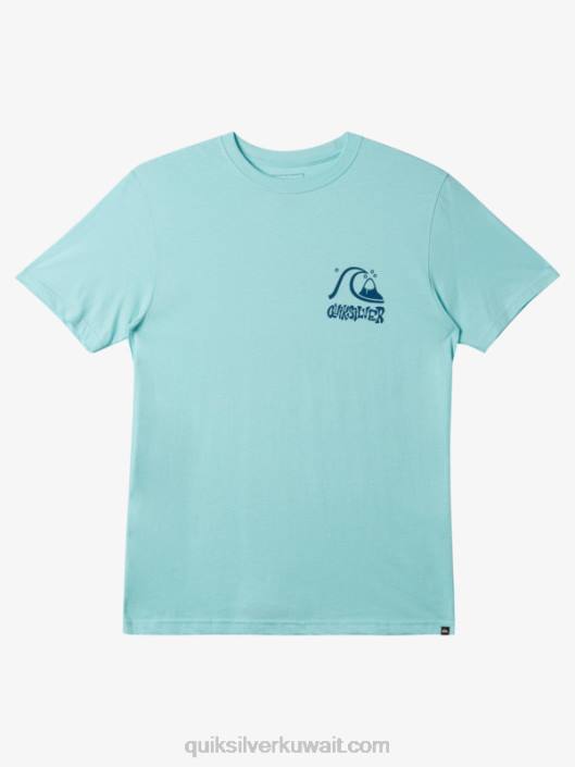 تي شيرت طريق الهروب Quiksilver رجال 6800121 الملاك الأزرق