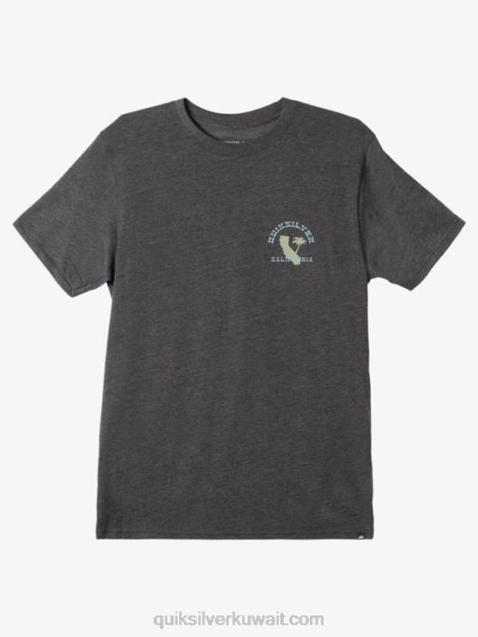 تي شيرت كاليفورنيا ايكونيك ويست Quiksilver رجال 68001229 هيذر الفحم