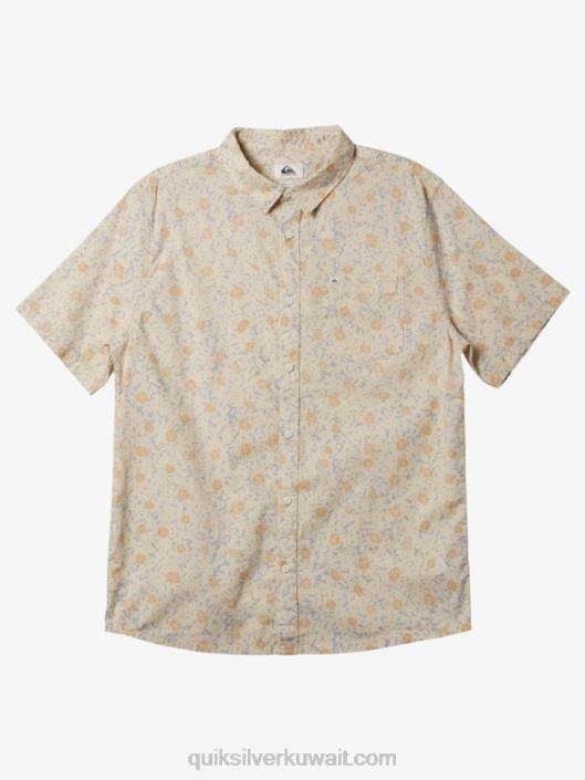 قميص قصير الأكمام زغب يانع Quiksilver رجال 68001232 البتولا الزغب يانع