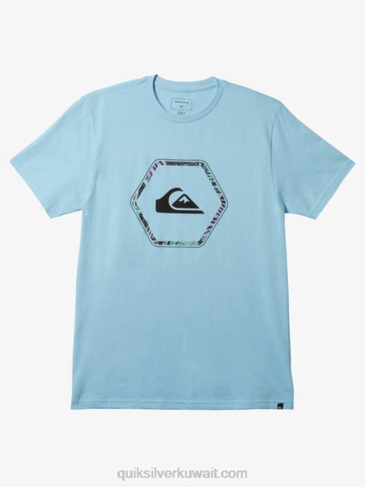 تي شيرت بأشكال Quiksilver رجال 68001236 السماء الزرقاء