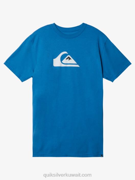 تي شيرت بشعار الشركة Quiksilver رجال 68001385 فالارتا الأزرق