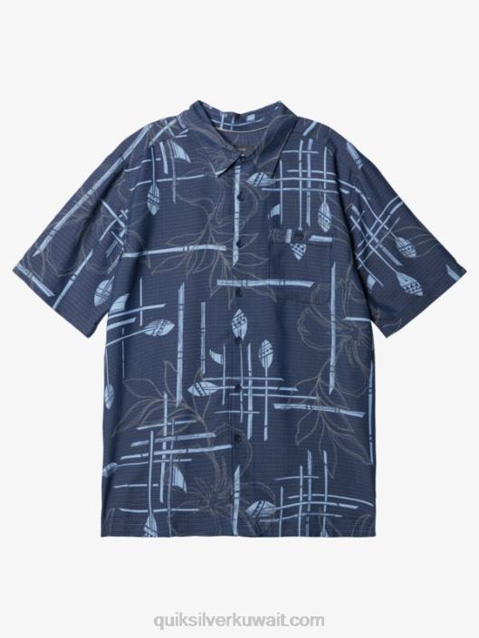قميص بأكمام قصيرة Quiksilver رجال 68001415 بليزر كحلي
