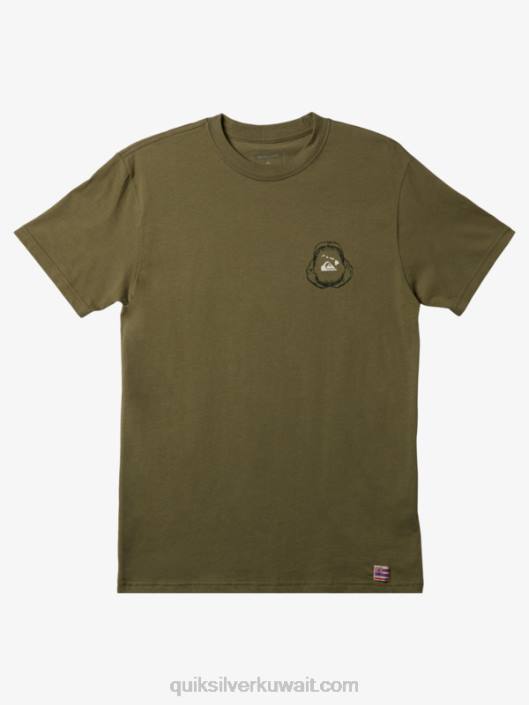 تي شيرت هاواي لدغة كبيرة Quiksilver رجال 68001422 اربع اوراق برسيم