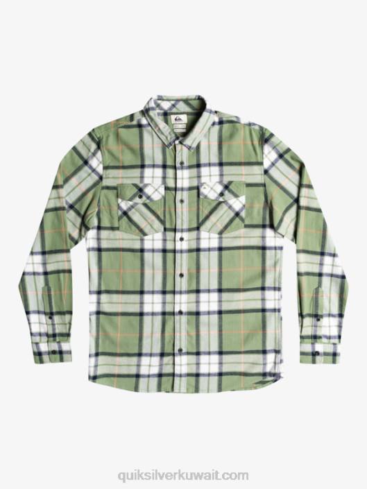 قميص الزيزفون تمتد طويلة الأكمام الفانيلا Quiksilver رجال 68001427 تمتد ليندن فروست