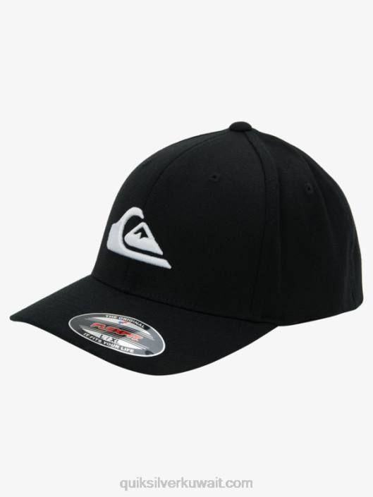 قبعة فليكس فيت للجبل والموجة Quiksilver رجال 68001435 أسود / أبيض
