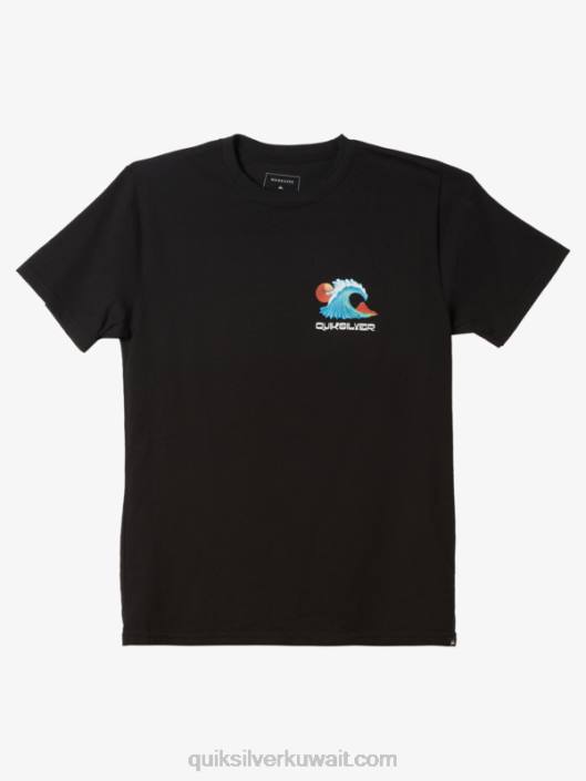 تي شيرت قاع المحيط Quiksilver رجال 68001476 أسود
