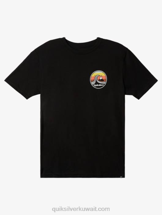 تي شيرت ميناء الاتصال Quiksilver رجال 68001511 أسود