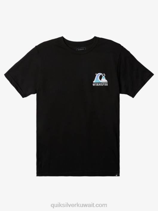 تي شيرت منحنى النهر Quiksilver رجال 68001517 أسود