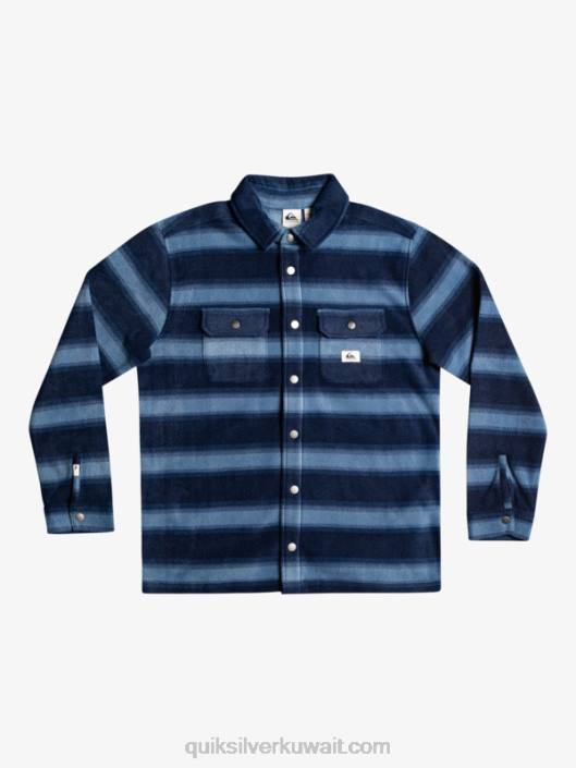 تصفح أيام قميص طويل الأكمام الفانيلا Quiksilver رجال 68001556 السترة البحرية شريط الفانيلا