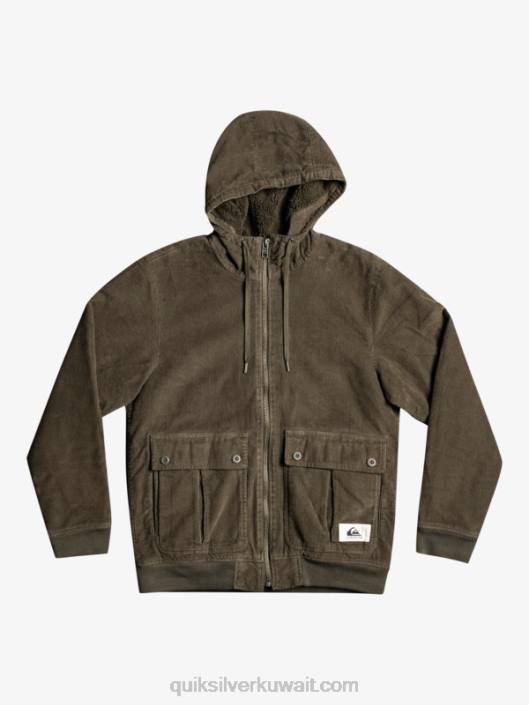 سترة سروال قصير سترينجر Quiksilver رجال 68001557 ورق العنب