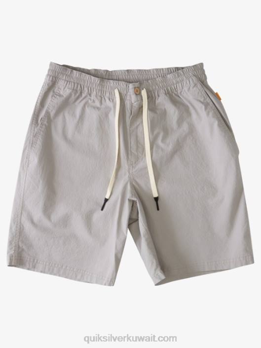 الماء بعد شورت تصفح Quiksilver رجال 68001576 رمادي الصوان