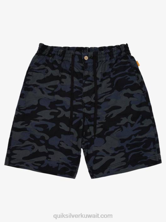 الماء بعد شورت تصفح Quiksilver رجال 68001581 التمويه الأسود