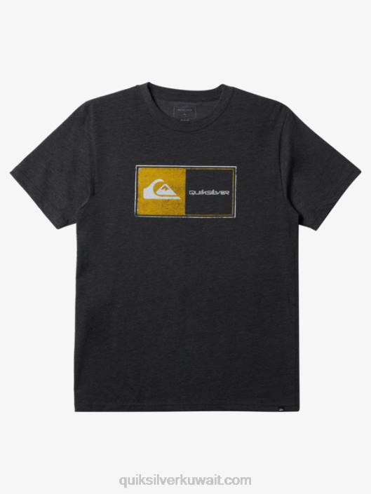 تي شيرت قفل الأساسية Quiksilver رجال 6800159 هيذر الفحم