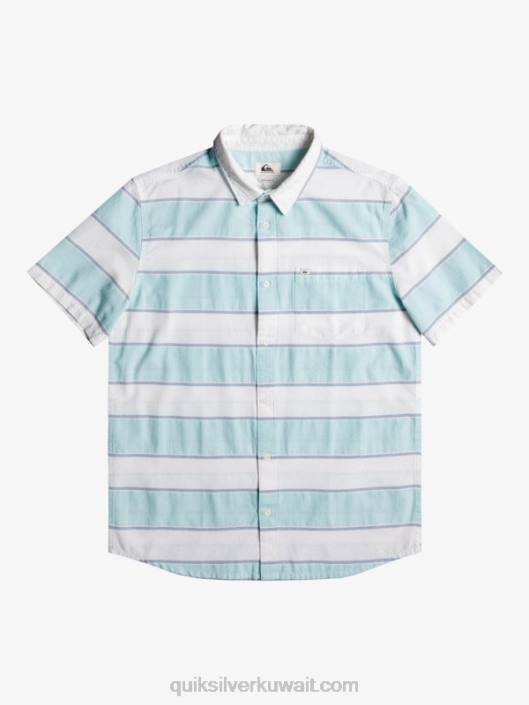 قميص بأكمام قصيرة وقت الذروة Quiksilver رجال 68001621 وقت الذروة الأبيض