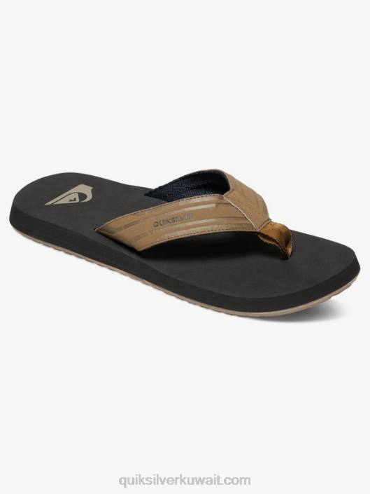 الصنادل القرد وجع Quiksilver رجال 68001647 تان - صلب