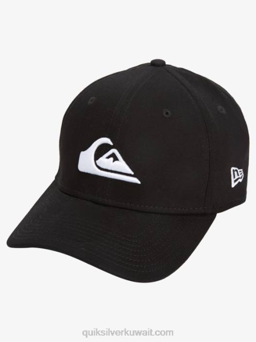 قبعة قابلة للتمدد للجبل والموجة Quiksilver رجال 68001679 أسود / أبيض