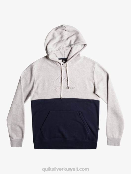 هوديي النقش Quiksilver رجال 68001682 هيذر رمادي فاتح