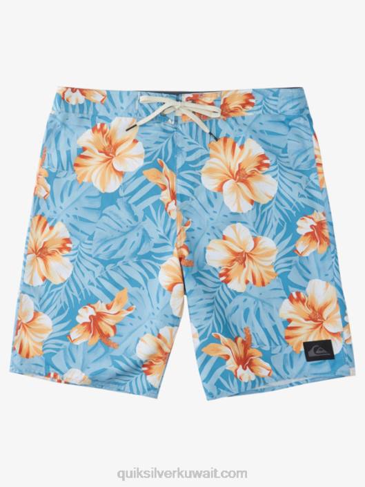 كل يوم شورت كلاسيكي بطبعة زهور Quiksilver رجال 68001684 الميناء البحري د الأزهار