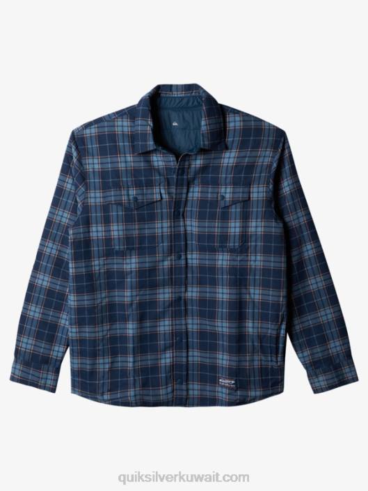 قميص الفانيلا المعزول القابل للانعكاس Quiksilver رجال 68001702 شارة التسلق الحرة الزرقاء