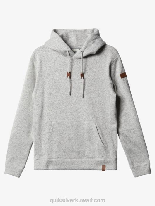 كيلر هوديي Quiksilver رجال 68001711 هيذر رمادي فاتح