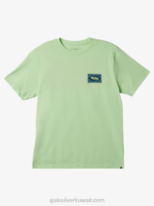 تي شيرت الاهتزاز Quiksilver رجال 6800178 الجنة الخضراء