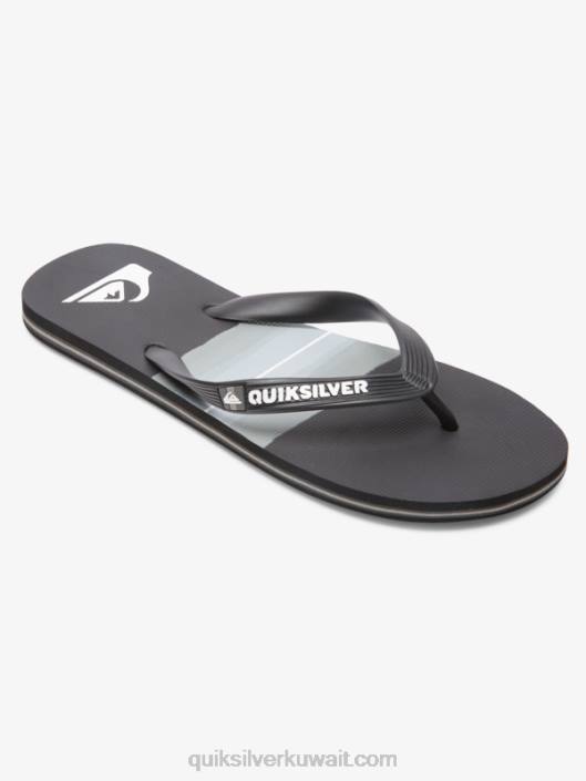 شبشب راتنج مولوكاي Quiksilver رجال 68001788 أسود / رمادي