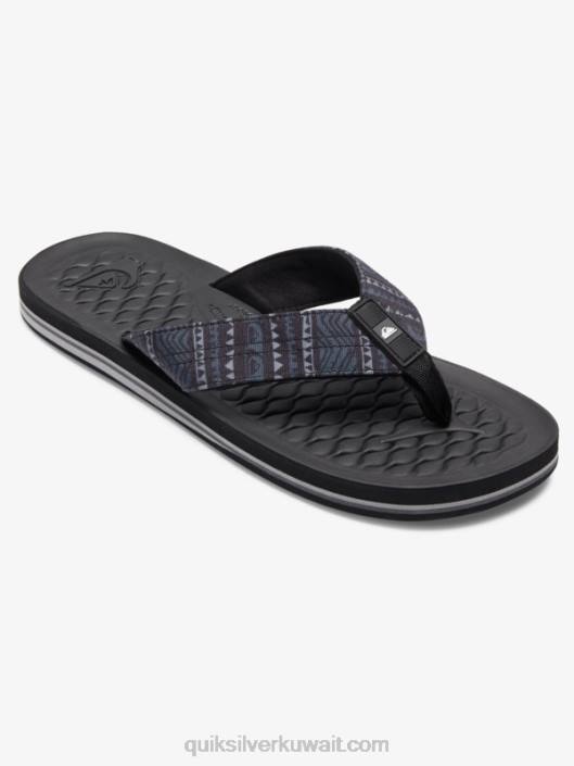 شبشب لاناي Quiksilver رجال 68001792 أسود