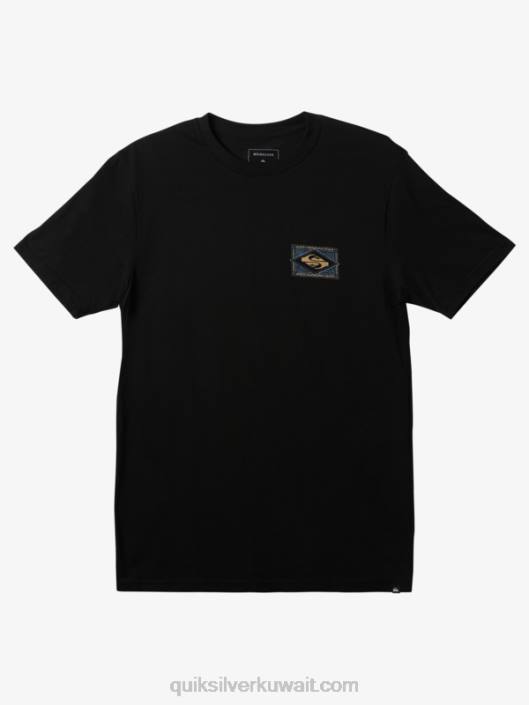 تي شيرت الاهتزاز Quiksilver رجال 6800180 أسود