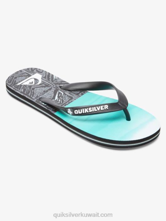 شبشب مولوكاي فايف-س فليب فلوب Quiksilver رجال 68001859 أسود / أزرق