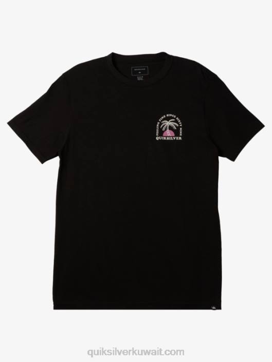 تي شيرت تموج Quiksilver رجال 6800187 أسود