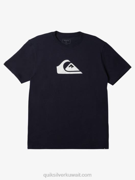 تي شيرت بشعار الشركة Quiksilver رجال 6800188 بليزر كحلي