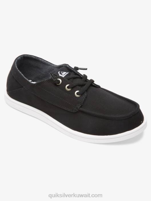 مرفأ الأحذية المجروفة Quiksilver رجال 68001884 أسود / أبيض