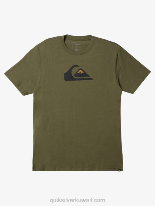 تي شيرت بشعار الشركة Quiksilver رجال 6800192 اربع اوراق برسيم