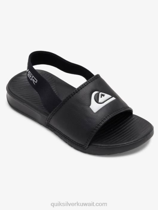 صنادل براقة مربوطة بالساحل Quiksilver أولاد 68002163 أسود / أبيض