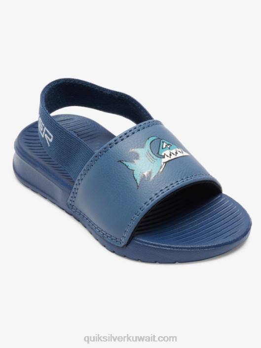 صنادل براقة مربوطة بالساحل Quiksilver أولاد 68002164 أزرق 1