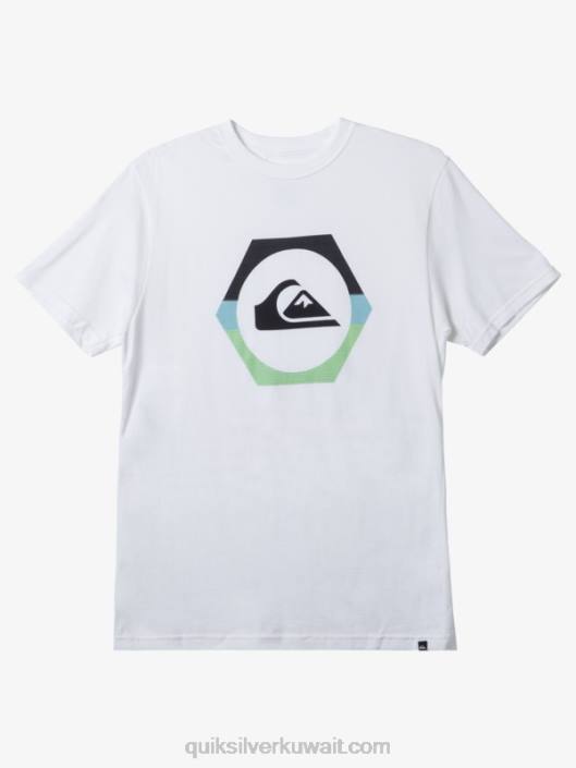 تي شيرت متغير الشكل Quiksilver رجال 6800227 أبيض