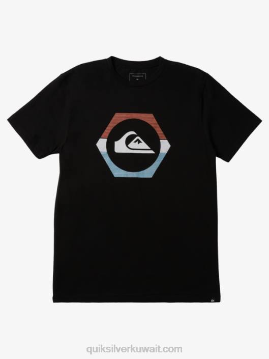 تي شيرت متغير الشكل Quiksilver رجال 6800228 أسود