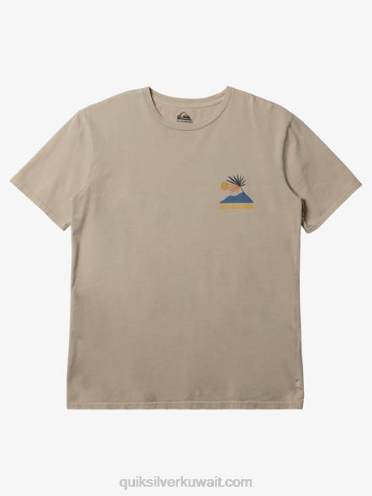 تي شيرت القبيلة الجديدة Quiksilver رجال 6800232 الأبيض العتيقة