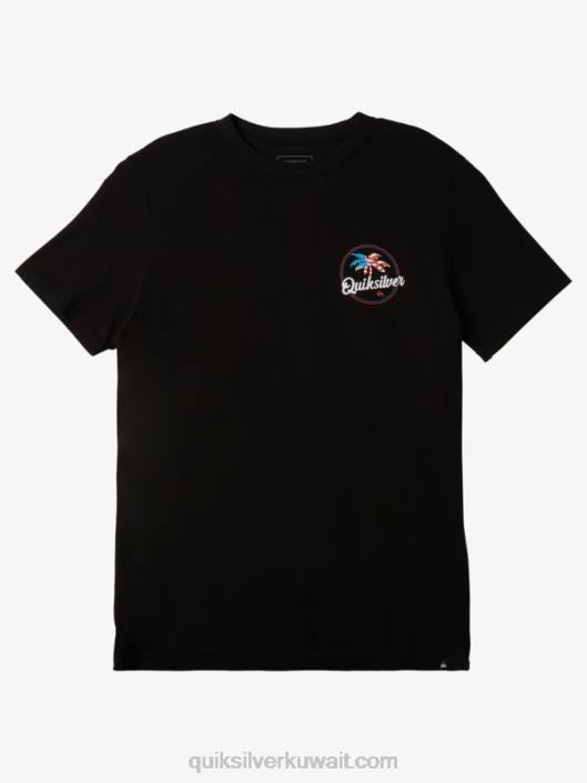 تي شيرت منسم النخيل Quiksilver رجال 6800237 أسود