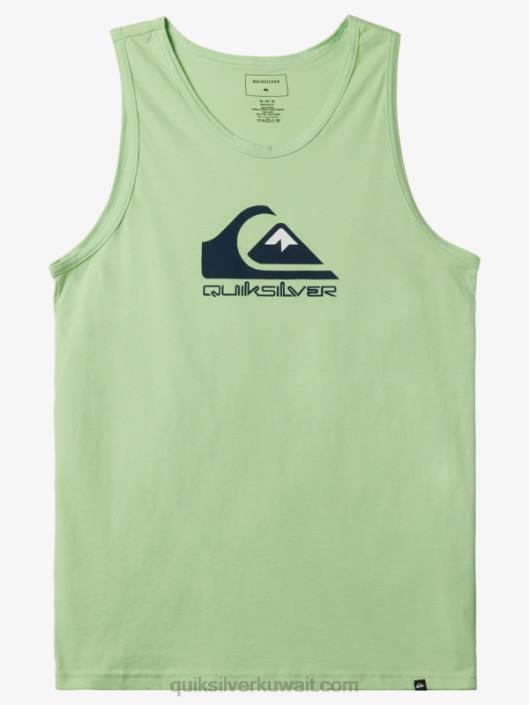 دبابة شعار كبير Quiksilver رجال 6800264 الجنة الخضراء