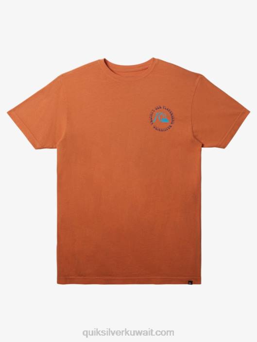 حماية قميص ملعبنا Quiksilver رجال 6800295 تان النحاس