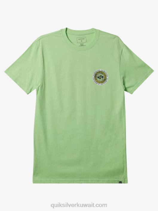 دوائر نهاية تي شيرت Quiksilver رجال 6800306 الجنة الخضراء