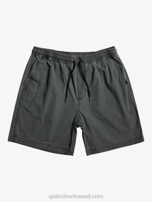 السراويل المطاطية تاكر Quiksilver رجال 6800321 أسود