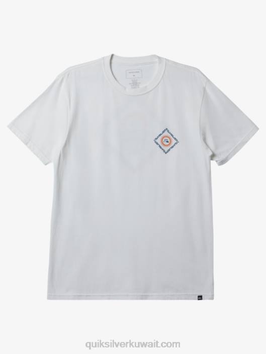 تي شيرت كليرفيو Quiksilver رجال 6800394 أبيض