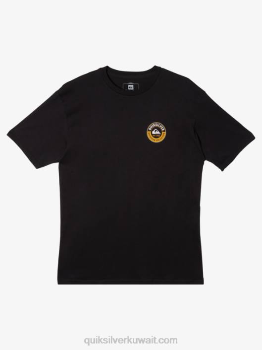 تي شيرت سمكة قرش البحر Quiksilver رجال 680040 أسود