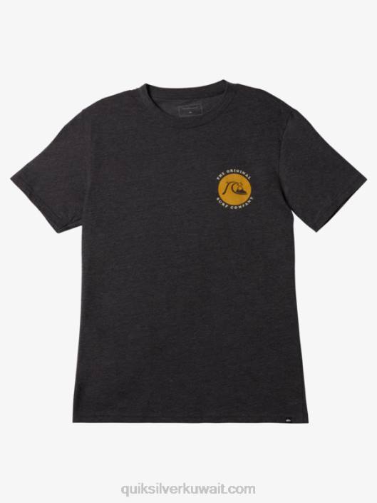 تي شيرت مختوم Quiksilver رجال 6800411 هيذر الفحم