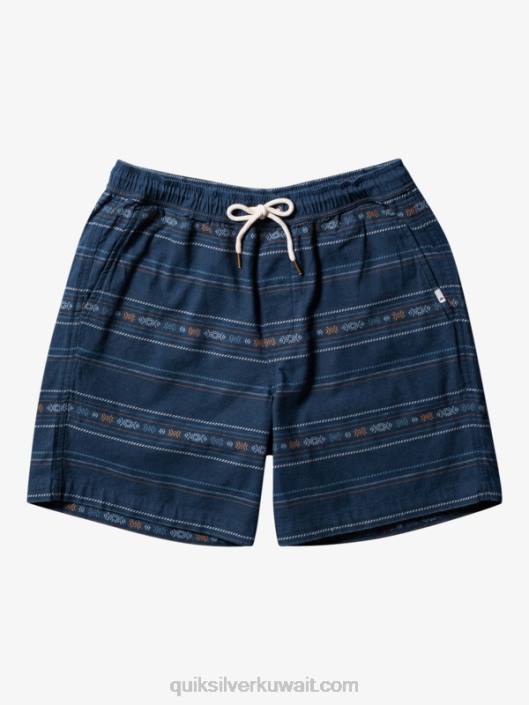 السراويل تايسر جاكار Quiksilver رجال 6800420 منتصف الليل ميني جاكار البحرية