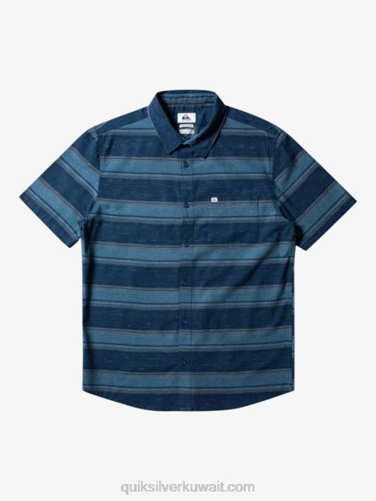 قميص كالي صن رايز بأكمام قصيرة Quiksilver رجال 6800446 منتصف الليل البحرية كالي شارع